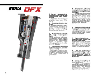 Nieuw Hydraulische hamer voor Graafmachine DEMOQ DFX6000 Hydraulic breaker 5800 kg: afbeelding 3