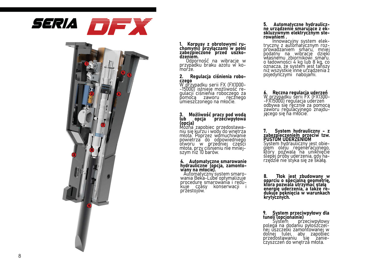 Nieuw Hydraulische hamer voor Graafmachine DEMOQ DFX6000 Hydraulic breaker 5800 kg: afbeelding 3
