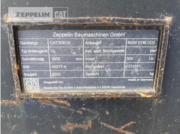 Graafbak voor Bouwmachine Resch-Ka-Tec GL1600mm MS08 Sym: afbeelding 5