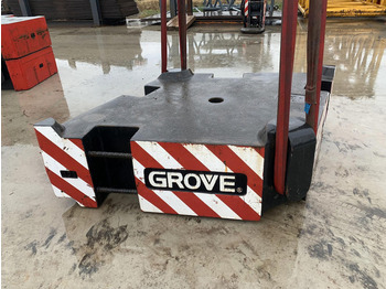 Grove Grove GMK 6400 counterweight 10 ton - Tegenwicht