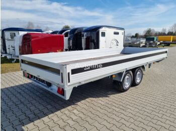 Nieuw Open/ Plateau aanhangwagen Brenderup 5520 WATB 3,5T GVW 517x204 cm 5m long trailer platform: afbeelding 4