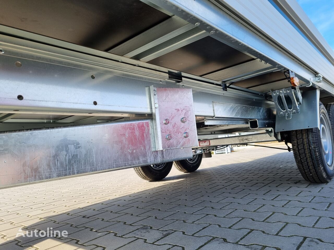 Nieuw Open/ Plateau aanhangwagen Brenderup 5520 WATB 3,5T GVW 517x204 cm 5m long trailer platform: afbeelding 12