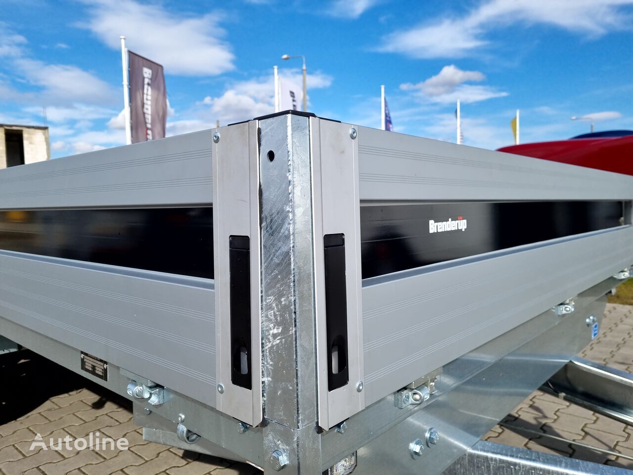 Nieuw Open/ Plateau aanhangwagen Brenderup 5520 WATB 3,5T GVW 517x204 cm 5m long trailer platform: afbeelding 16