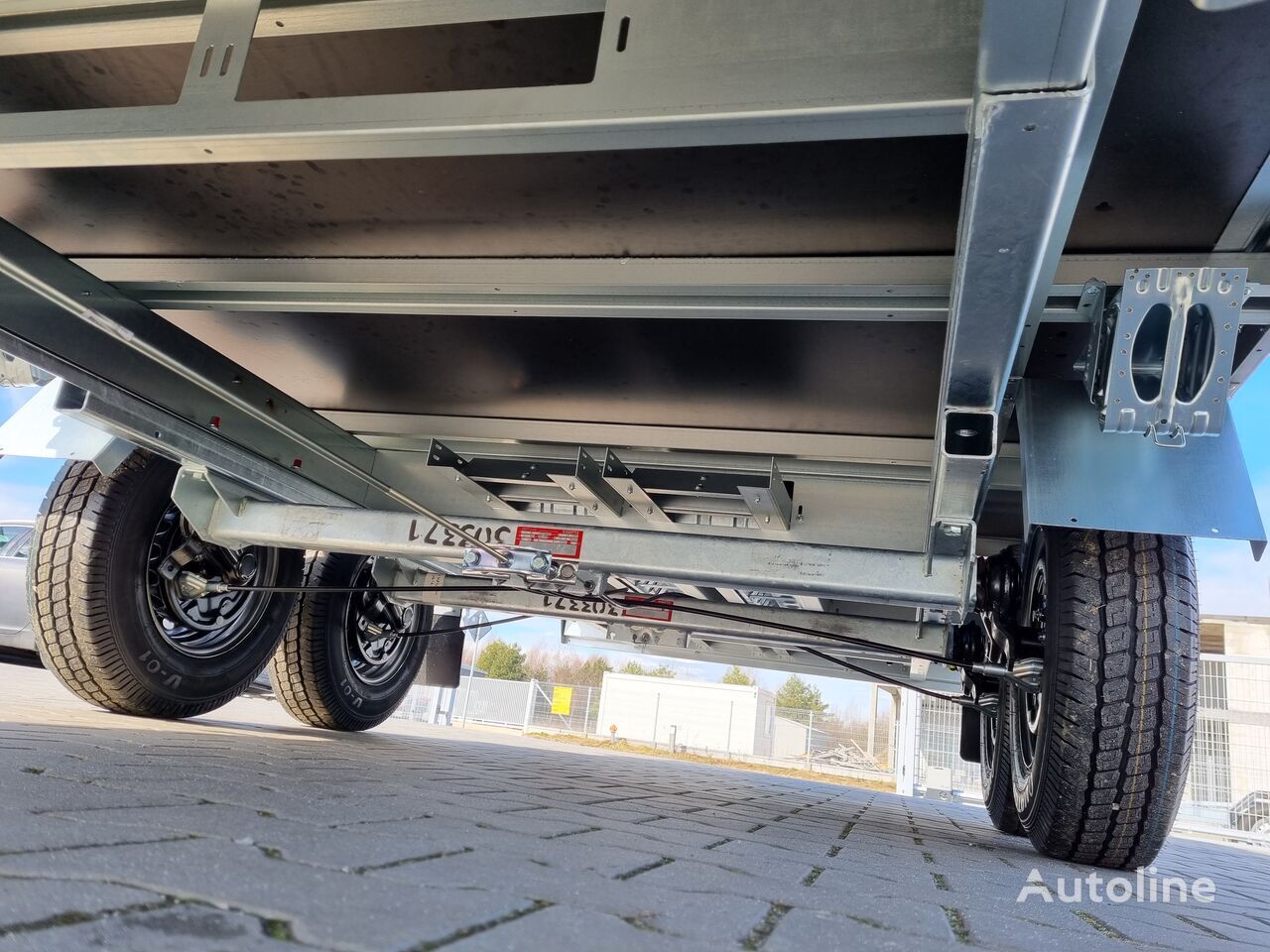 Nieuw Open/ Plateau aanhangwagen Brenderup 5520 WATB 3,5T GVW 517x204 cm 5m long trailer platform: afbeelding 13