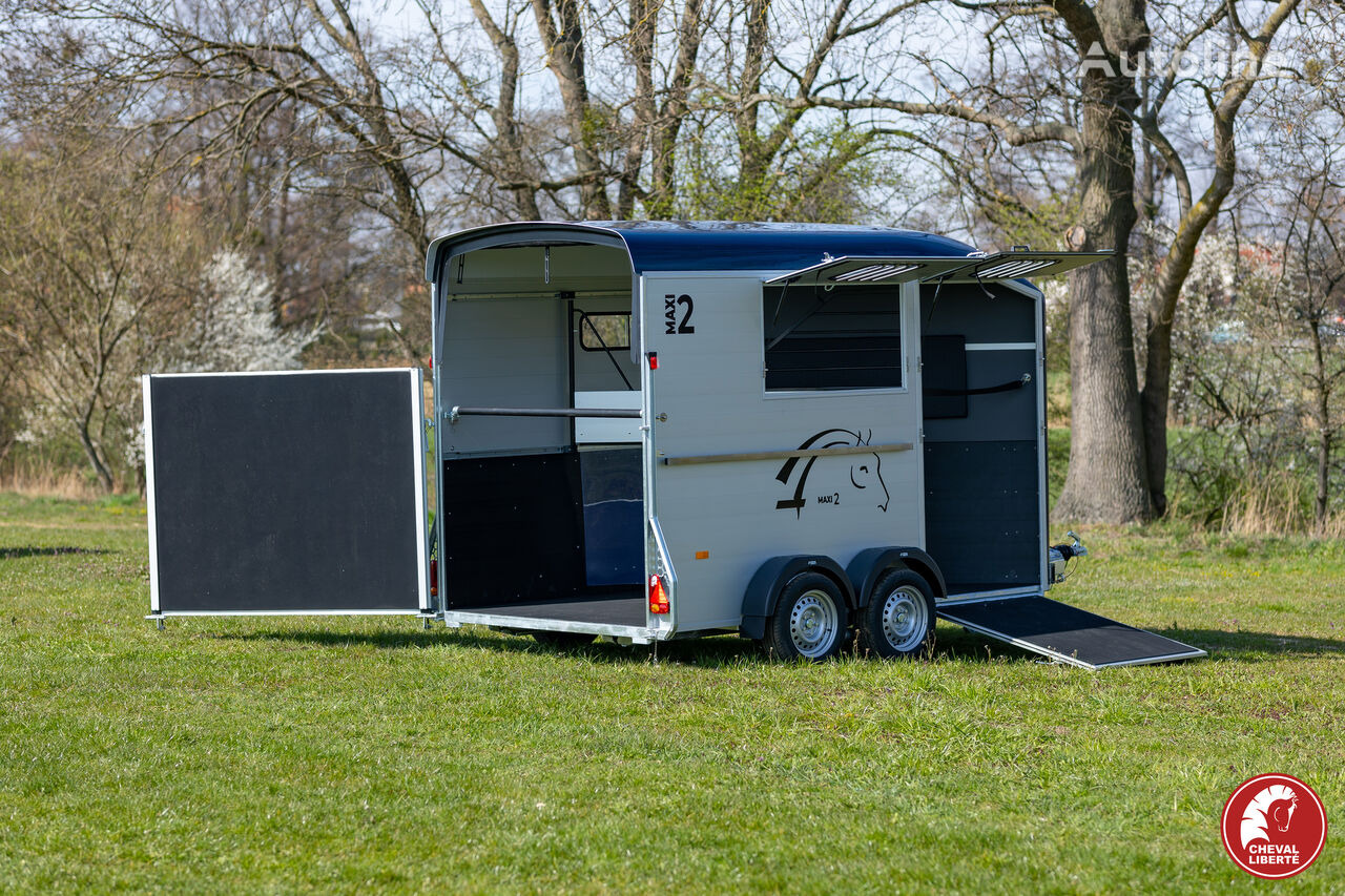 Nieuw Paardentrailer Cheval Liberté Maxi 2 Duomax trailer for 2 horses GVW 2600kg tack room saddle: afbeelding 2