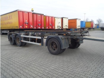 De Kraker BUR10 18W air suspension, BPW, lift axle - Containertransporter/ Wissellaadbak aanhangwagen