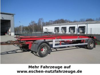 HKM G18 SZL, Schlitten, Luft, BPW  - Containertransporter/ Wissellaadbak aanhangwagen