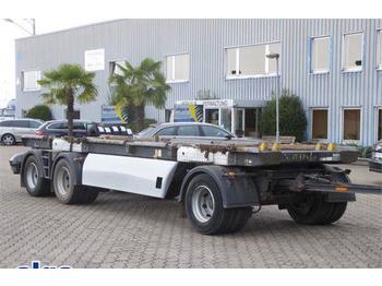 JUNG,Absetzcontainer 3-achser, Tüv neu, Scheiben  - Containertransporter/ Wissellaadbak aanhangwagen