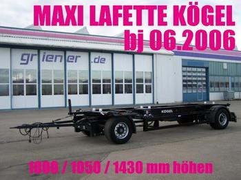 Kögel AWE 18 LAFETTE MAXI 1000 / 1430 mm höhe - Containertransporter/ Wissellaadbak aanhangwagen