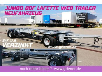 Web-Trailer JUMBO / MAXI BDF 7,15/7,45 LAFETTE 960 mm höhe  - Containertransporter/ Wissellaadbak aanhangwagen