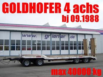 Goldhofer TU4 2 x 2 31/80 BLATT / HYDR. RAMPEN 40 TO. max - Dieplader aanhangwagen