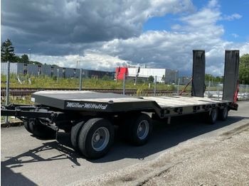 Dieplader aanhangwagen Müller-Mitteltal Müller-Mitteltal T40 Tieflader Hydraulikrampe