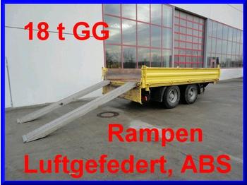 Obermaier 18 t Tandem- 3 Seiten- Kipper- Tieflader - Dieplader aanhangwagen