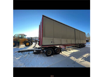 Kilafors 3 axle semi trailer with 2014 Parator SD 18 dolly - Gesloten aanhangwagen