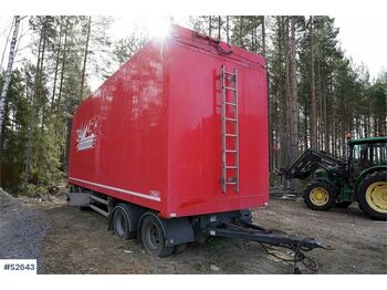 TYLLIS 4PVH Wood Chip Combi trailer with hydraulics - Gesloten aanhangwagen