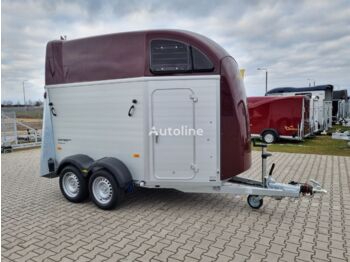 Nieuw Paardentrailer HUMBAUR Xanthos Aero 2400 trailer for 2 horses saddle room 2.4T GVW: afbeelding 1