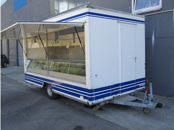 Hoffmann Verkaufsanhänger mit Kühltheke, Fischwagen - Aanhangwagen