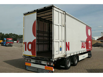 Huif aanhangwagen Krone AD, 3-Achser, Alu-Bretter, gardine, 8.600mm lang