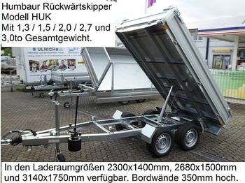 Nieuw Kipper aanhangwagen Humbaur - HUK303117 Rückwärtskipper Elektropumpe: afbeelding 1