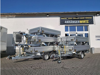  Wm Meyer - HLNK 1523/141 1500kg Metallboden Aluwände - Kipper aanhangwagen