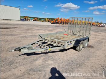  Indespension Twin Axle Plant Trailer, Ramp - Machinetransporter