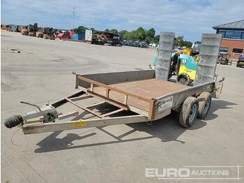  Indespension Twin Axle Plant trailer, Ramp - Machinetransporter