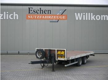 Open/ plateau aanhangwagen Blomenröhr 682 / 14000, Container Twistlock, ALU Rampen