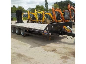  Unused 2017 PF Trailers 27 TON Tri Axle Draw Bar Low Loader c/w Hydraulic Ramps, Air Brakes, Commercial Axles - SA9PFLL27TA400510 - Open/ Plateau aanhangwagen