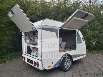 Nieuw Verkoopwagen trailershop Mini Caravan Camper Schlafwagen mit Küche: afbeelding 1