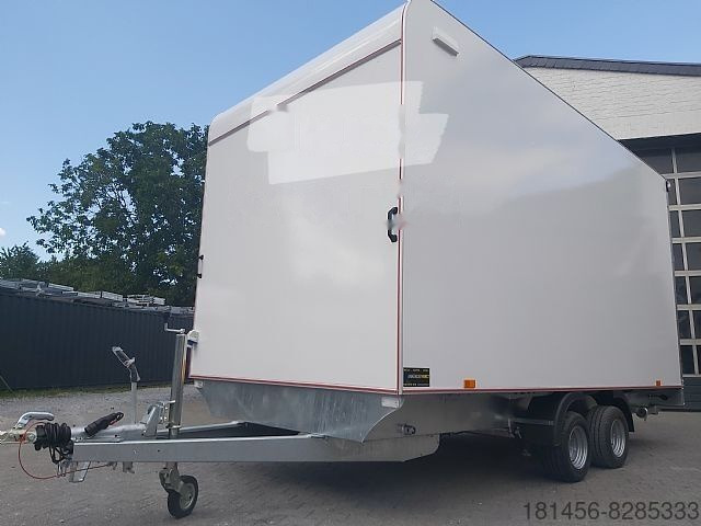 Nieuw Verkoopwagen trailershop Mobile Werkstatt leer Rampe Seitentür 230V Licht: afbeelding 8