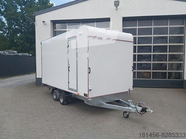 Nieuw Verkoopwagen trailershop Mobile Werkstatt leer Rampe Seitentür 230V Licht: afbeelding 11