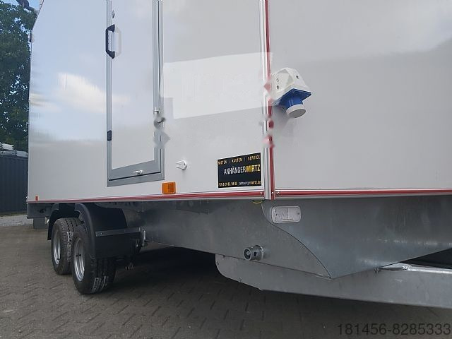 Nieuw Verkoopwagen trailershop Mobile Werkstatt leer Rampe Seitentür 230V Licht: afbeelding 10