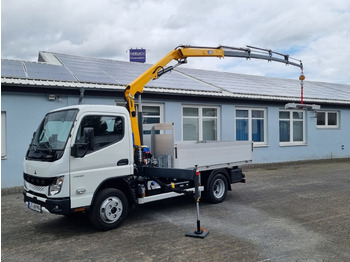 FUSO 6S15 Pritsche 2.8m Kran 4mt 4xhydr+manuell=10.5m - Bestelwagen open laadbak