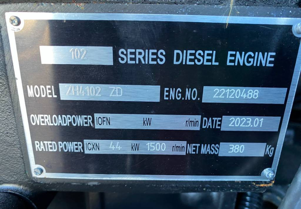 Industrie generator Bauer GFS-40KW ATS 50KVA Diesel Generator 400/230V NEW: afbeelding 12