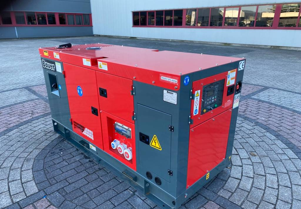 Industrie generator Bauer GFS-40KW ATS 50KVA Diesel Generator 400/230V NEW: afbeelding 5