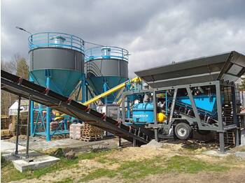 Constmach 30 m3/h Small Mobile Concrete Batching Plant - Betoncentrale