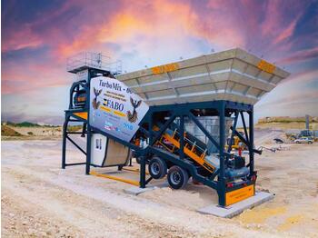 FABO TURBOMIX-60 MOBILE CONCRETE MIXING PLANT - betoncentrale