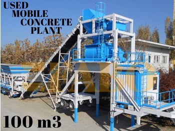 FABO USED MOBILE CONCRETE BATCHING PLANT 100 m3/h - Betoncentrale