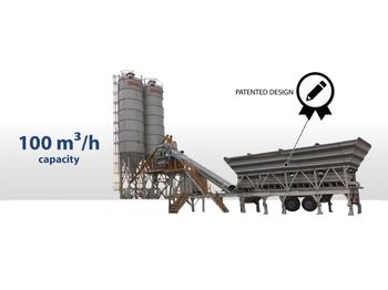 SEMIX Mobile 100S4 Concrete Mixing Plant - Betoncentrale