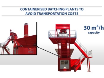 SEMIX SEMIX Compact Concrete Batching Plant 30 m³/h Containerised - Betoncentrale