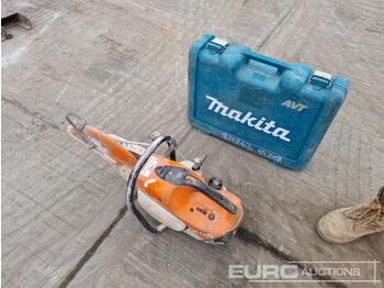  Stihl Petrol Quick Cut Saw, Makita 110 Volt Hammer Dril - Betonmachine