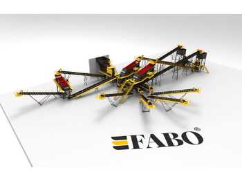 FABO TYPE FIXE 300-400 TPH INSTALLATION DE CONCASSAGE ET DE CRIBLAGE - Breekmachine