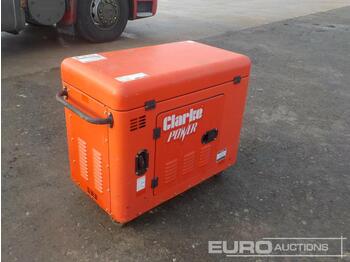 Industrie generator Clarke DG6000DVES 5KvA Diesel Generator: afbeelding 1