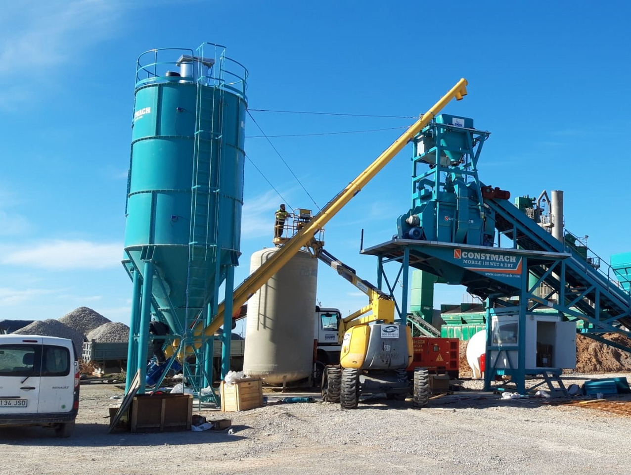 Leasing Constmach 50 Ton Capacity Cement Silo Constmach 50 Ton Capacity Cement Silo: afbeelding 8