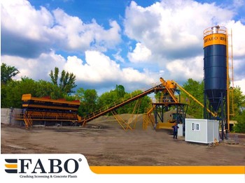 Nieuw Betoncentrale FABO 75m3/h STATIONARY CONCRETE MIXING PLANT: afbeelding 1