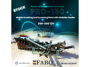 Nieuw Mobiele breker FABO PRO-150 MOBILE CRUSHER | WOBBLER FEEDER: afbeelding 1