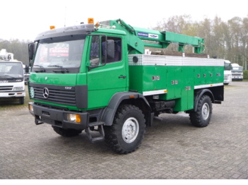 Vrachtwagen hoogwerker Mercedes 1317AK 4x4 Falck Schmidt manlift 13 m: afbeelding 1