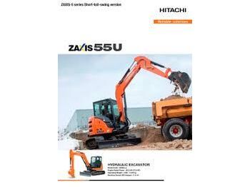 Minigraafmachine HITACHI ZX 55U-5A CLR