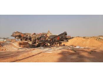 Constmach Mobile Jaw and Vertical Impact Crusher Plant 80 TPH - Mobiele breker