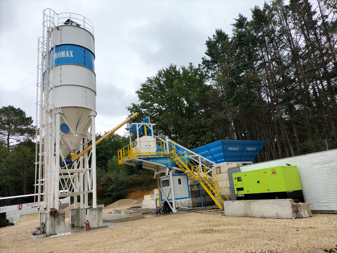 Nieuw Betoncentrale PROMAX MOBILE CONCRETE BATCHING PLANT M60-SNG(60M3/H): afbeelding 14